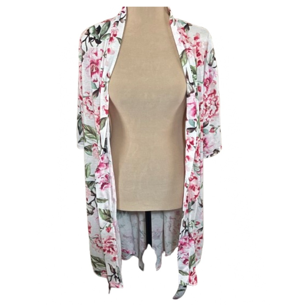 Show Me Your MuMu Floral Lightweight Robe O/S Spring Romantic Feminine